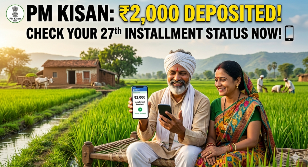 PM Kisan 27th Installment Status 2026 PM Kisan 27th Installment Status 2026