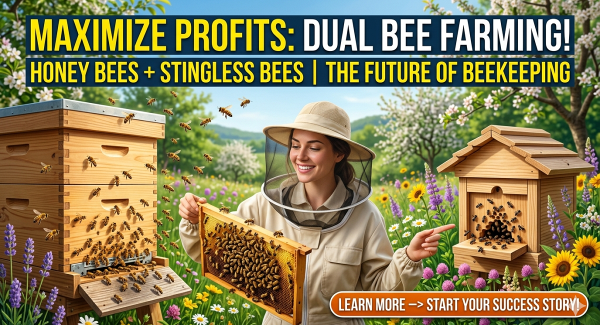 Earn 5X More with Honey Bee Farming Business Earn 5X More with Honey Bee Farming Business