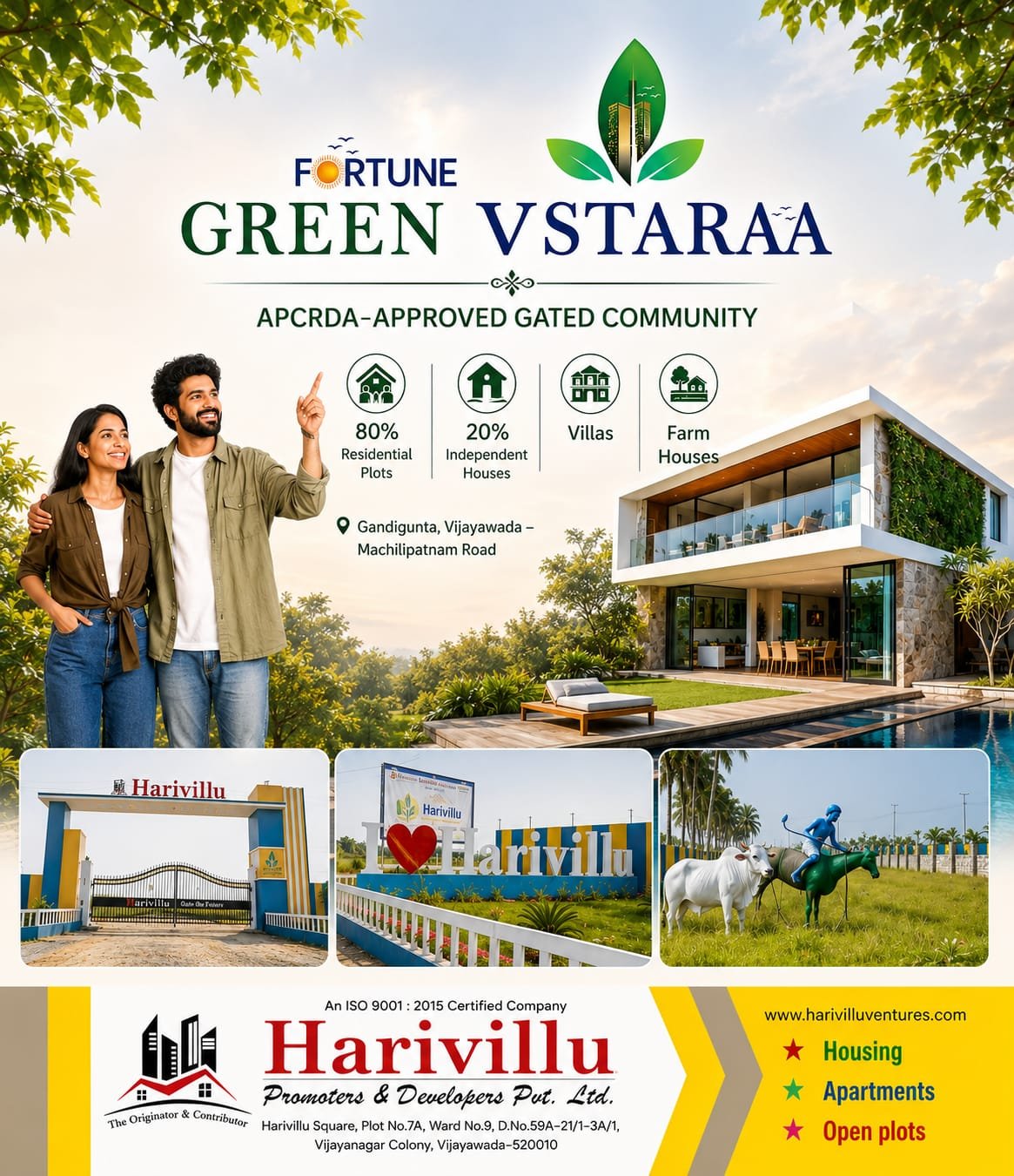 CRDA & RERA Approved Open Plots and Individual Houses for Sale