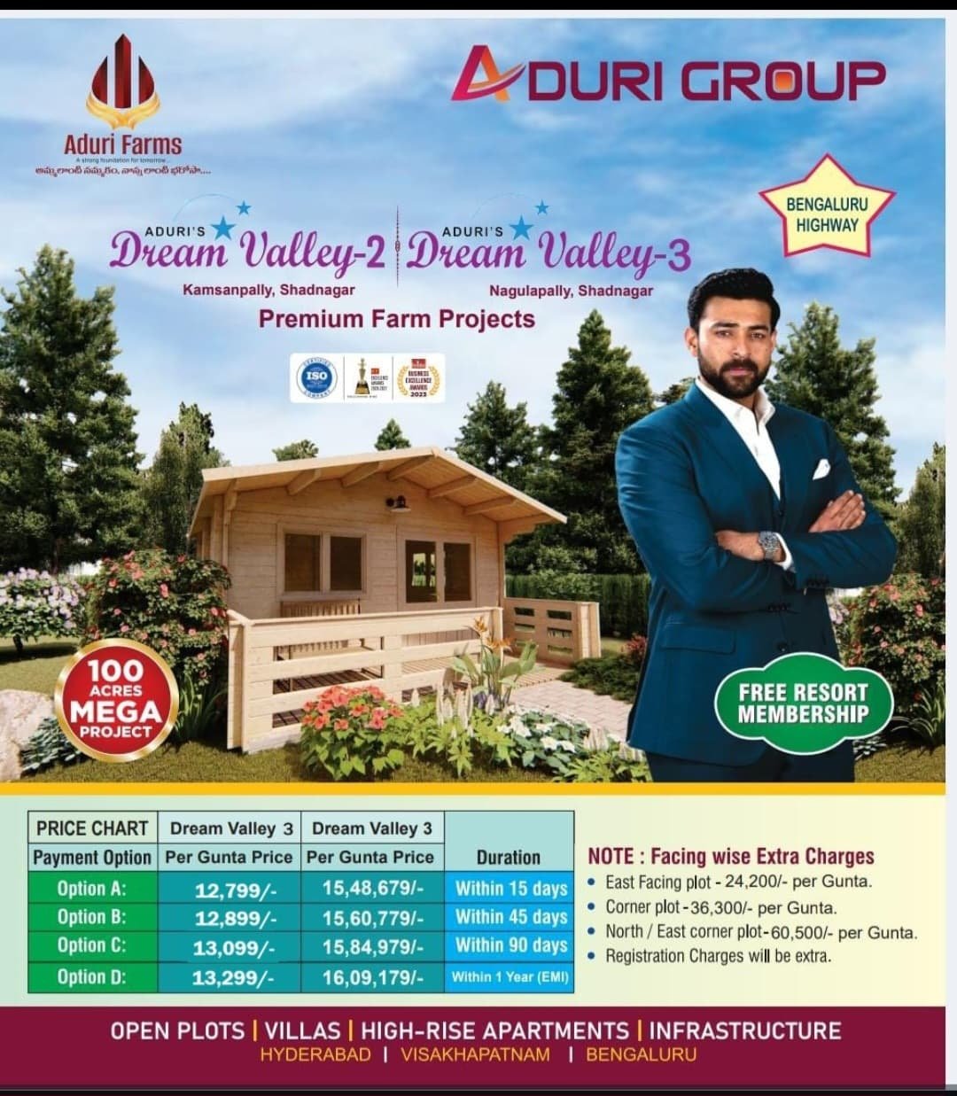 ADHURI GROUP DREAM VALLEY | Farm Land Venture For Sale