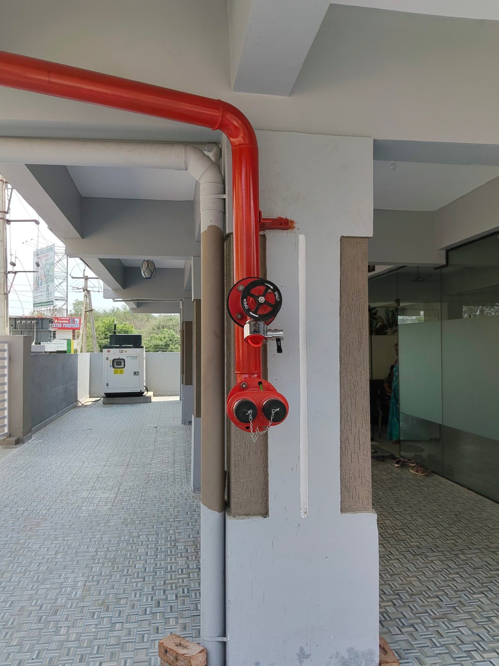 Fire Protection System Installation Works at Piduguralla Medical College
