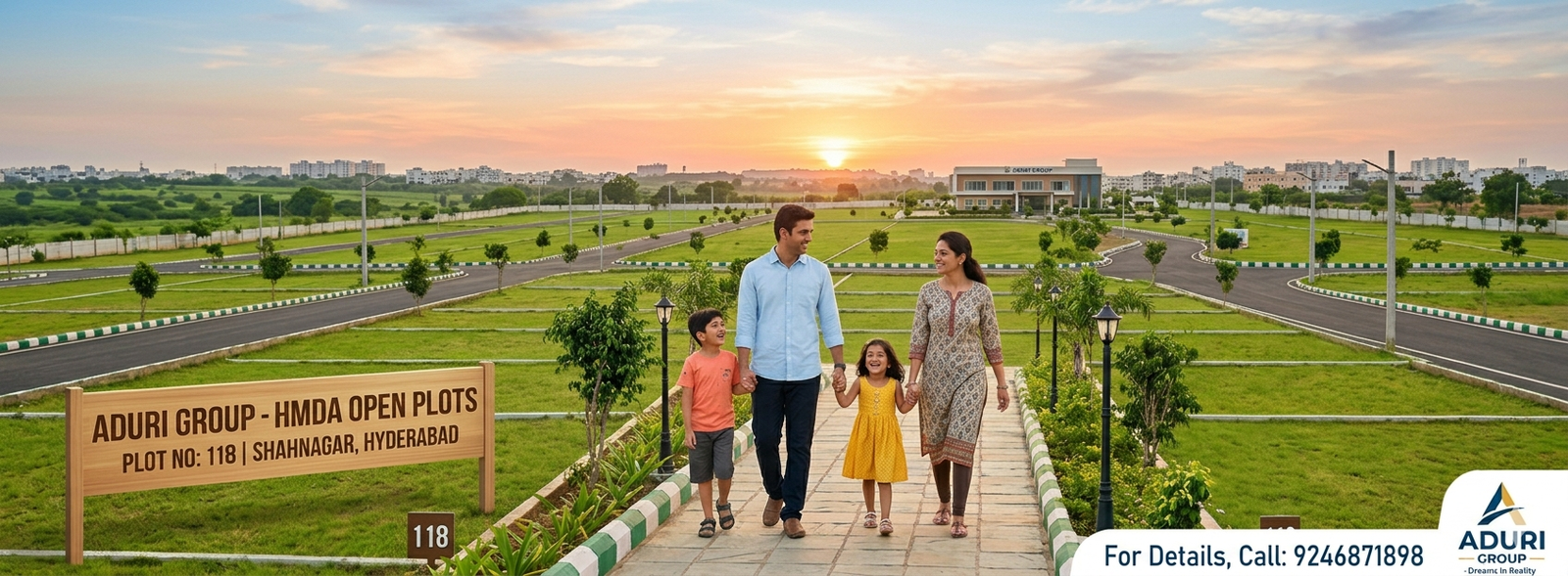 DTCP / HMDA / RERA Approved Open Plots for Sale
