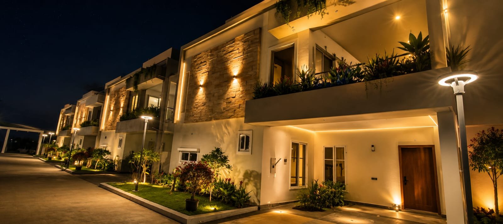 Vasudha Villas – Premium G+2 Triplex Villas for Sale in Warangal