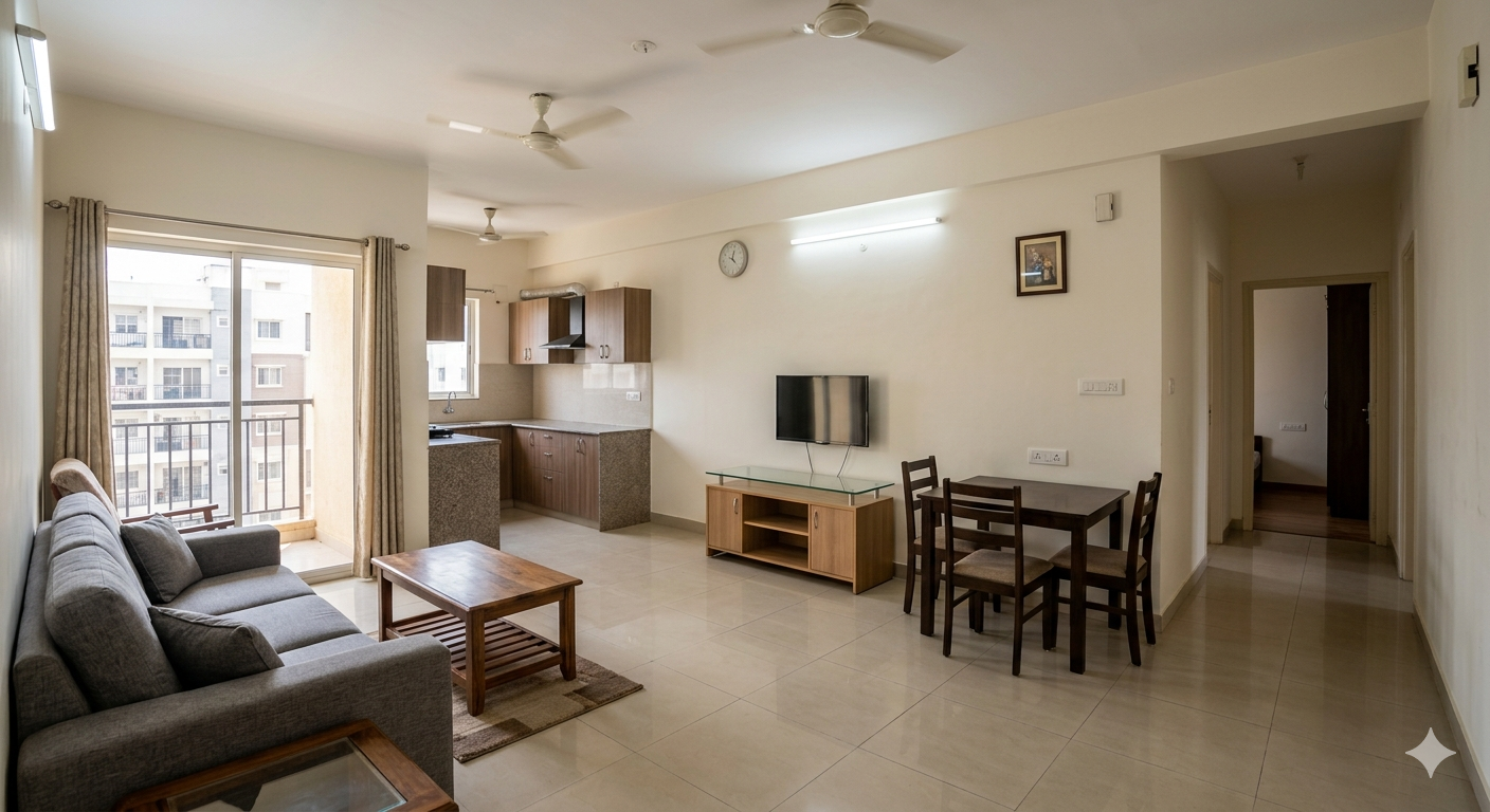 Furnished 2BHK House for Rent in Kukatpally Hyderabad