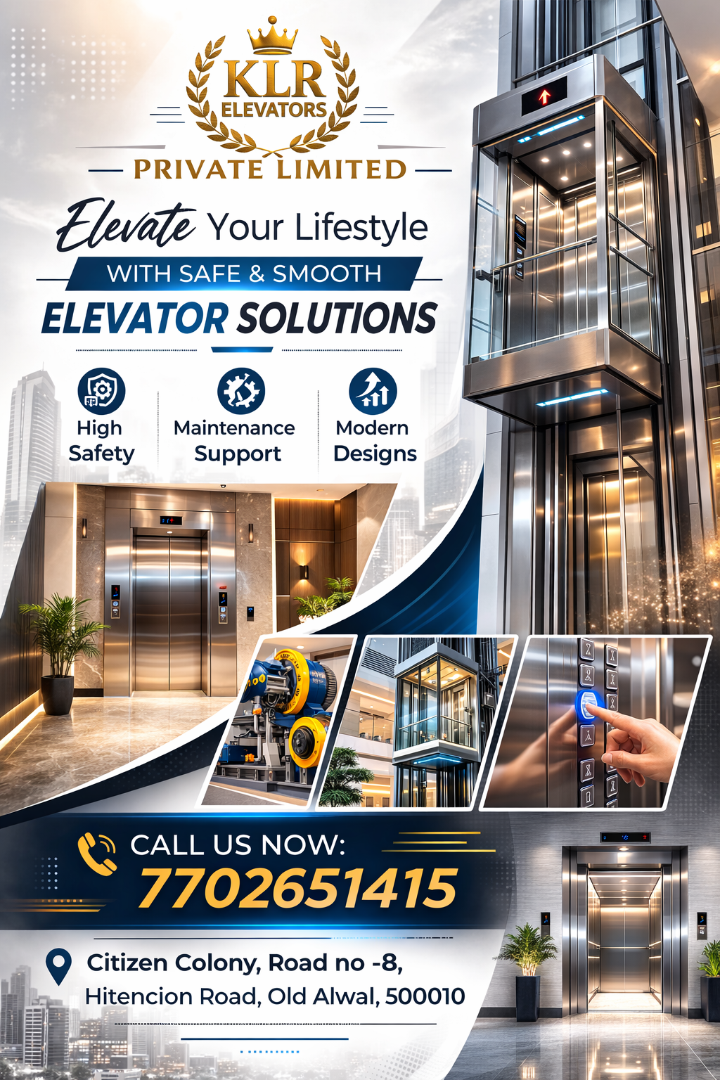 Lift Installation and Service in Hyderabad | KLR Elevators Private Limited