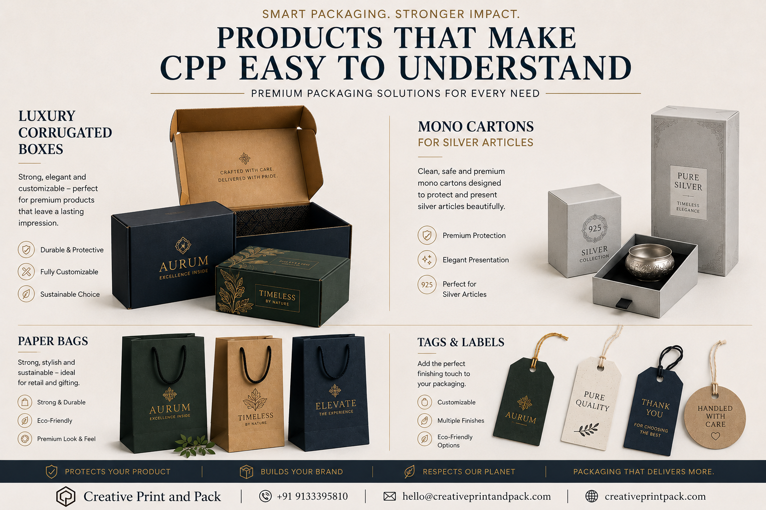 Paper Carry Bags & Packaging Box Manufacturers in Hyderabad | Creative Print and Pack