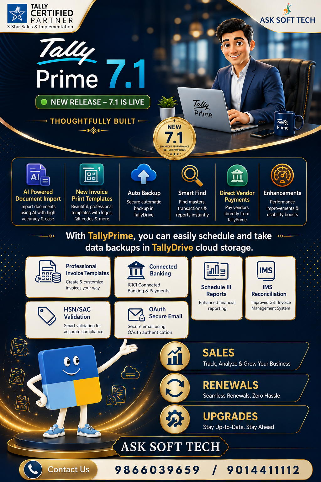 Tally Solutions Hyderabad | Tally Prime Sales & Implementation
