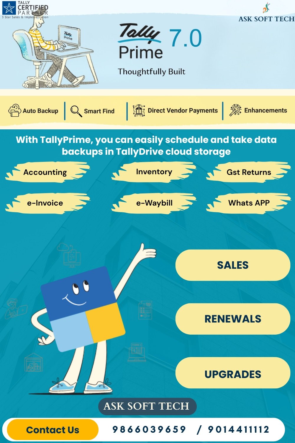 Tally Solutions Hyderabad | Tally Prime Sales & Implementation