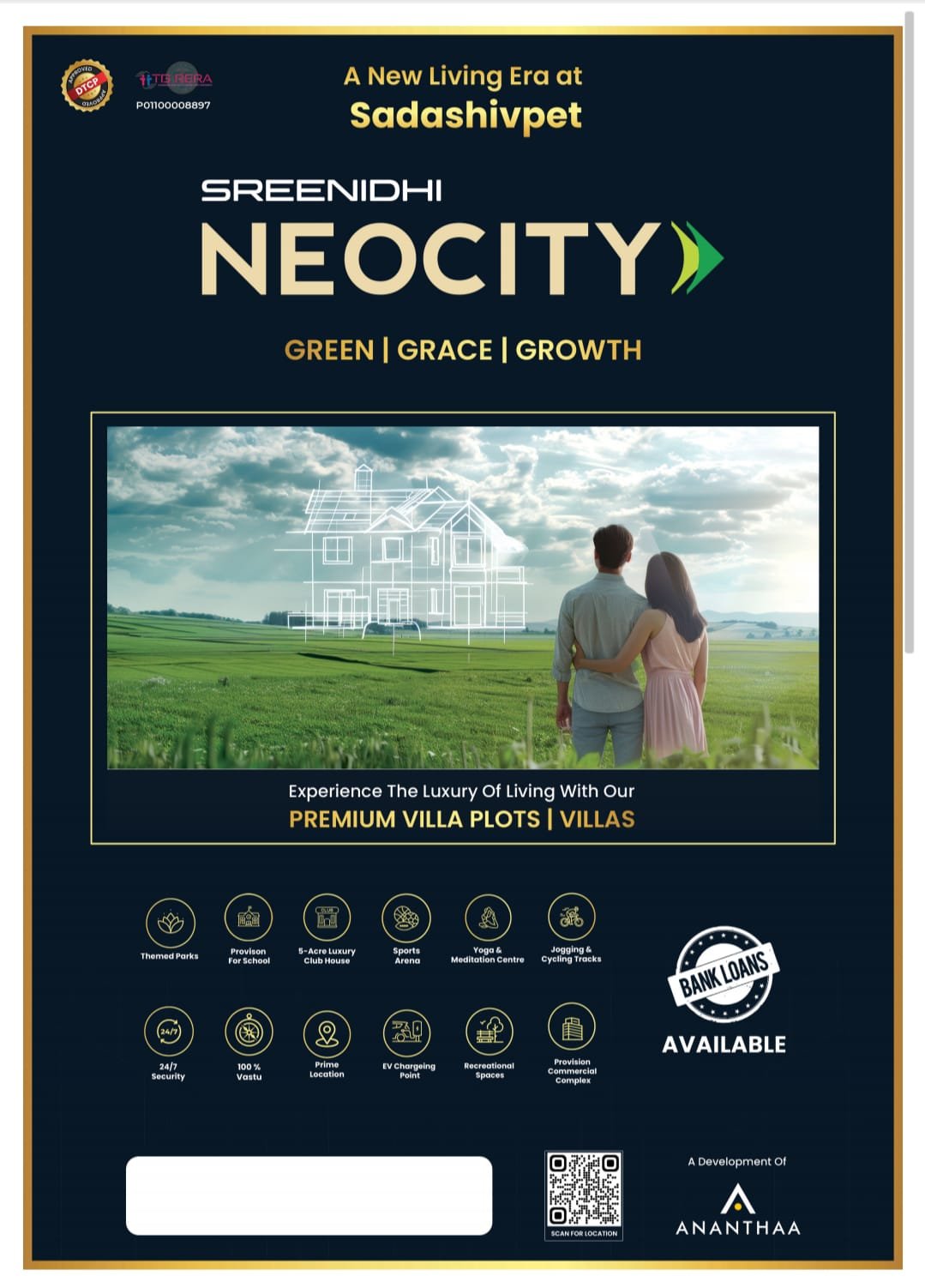 Plots for Sale in Sadashivpet | Ananthaa Neo City Gated Community