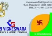 Sri Vigneswara Graphics & Offset Printers in Nellore | Complete Printing Solutions